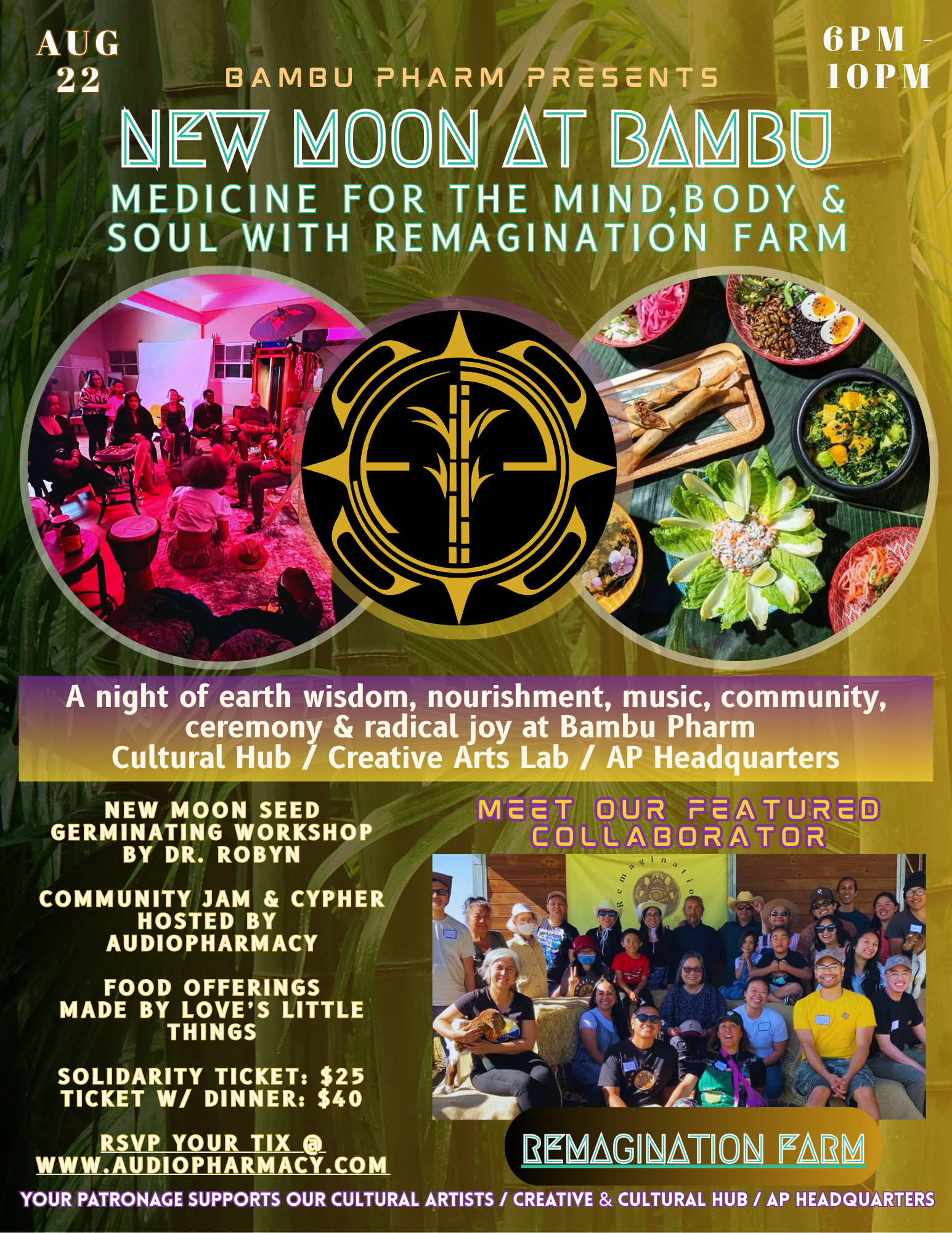 Event: New Moon At Bambu Pharm 8/22/25