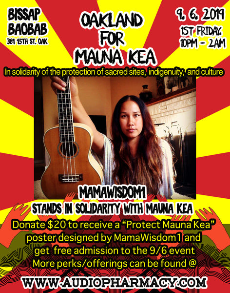 "Protect Maunakea" poster by MamaWisdom1